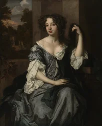 Porträtt av Louise de Keroualle, hertiginna av Portsmouth, ca 1671-4